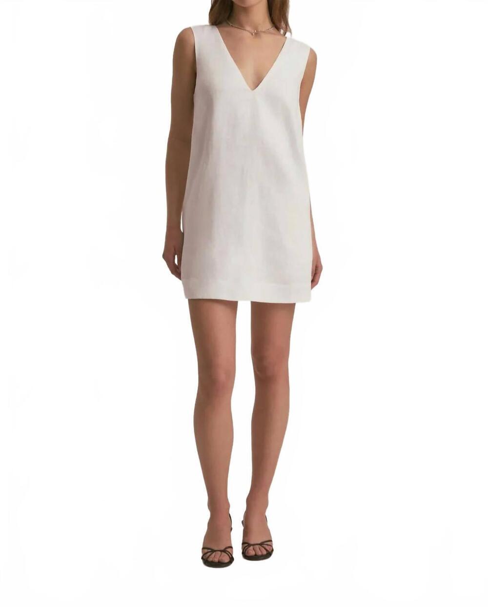 NEW FAVORITE DAUGHTER the always been you mini dress in white